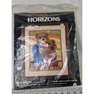 Monarch Horizons Bear Footin Longstitch Picture Frame LS84